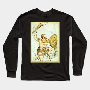 Orion the Hunter Constellation from Urania's Mirror Long Sleeve T-Shirt